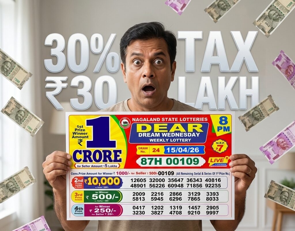 Lottery tax in India